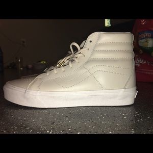 Blush pink and gold VANS